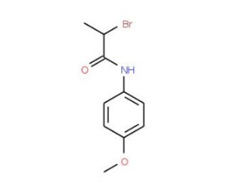 2-Bromo-N-(4-methoxyphenyl)propanamide - chemical structure image