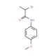 2-Bromo-N-(4-methoxyphenyl)propanamide - chemical structure image