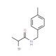 2-Bromo-N-(4-methylbenzyl)propanamide - chemical structure image