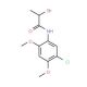 2-Bromo-N-(5-chloro-2,4-dimethoxyphenyl)-propanamide - chemical structure image