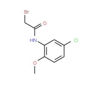 2-bromo-N-(5-chloro-2-methoxyphenyl)acetamide - chemical structure image