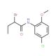 2-Bromo-N-(5-chloro-2-methoxyphenyl)butanamide - chemical structure image