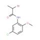 2-Bromo-N-(5-chloro-2-methoxyphenyl)propanamide - chemical structure image