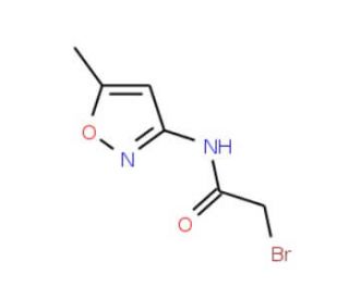 2-Bromo-N-(5-methyl-isoxazol-3-yl)-acetamide - chemical structure image