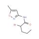 2-bromo-N-(5-methylisoxazol-3-yl)pentanamide - chemical structure image