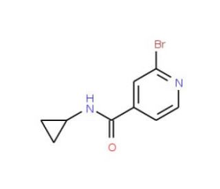 2-Bromo-N-cyclopropylisonicotinamide (CAS 951885-74-8) - chemical structure image