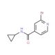 2-Bromo-N-cyclopropylisonicotinamide (CAS 951885-74-8) - chemical structure image