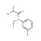 2-Bromo-N-ethyl-N-(3-methylphenyl)propanamide - chemical structure image