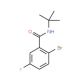 2-Bromo-N-(tert-butyl)-5-fluorobenzamide (CAS 941294-23-1) - chemical structure image