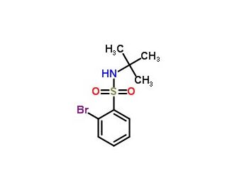 2-Bromo-N-(tert-butyl)benzenesulphonamide (CAS 138733-50-3) - chemical structure image