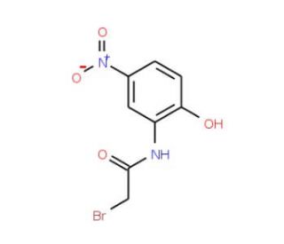 2-Bromoacetamido-4-nitrophenol (CAS 3947-58-8) - chemical structure image