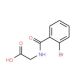 [(2-bromobenzoyl)amino]acetic acid (CAS 81568-83-4) - chemical structure image