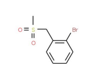 2-Bromobenzylmethylsulfone (CAS 25195-52-2) - chemical structure image