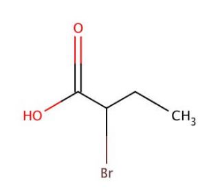 2-Bromobutyric acid (CAS 80-58-0) - chemical structure image