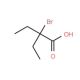 2-Bromodiethylacetic acid (CAS 5456-23-5) - chemical structure image