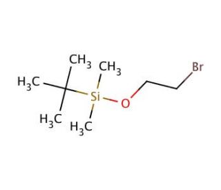 (2-Bromoethoxy)-tert-butyldimethylsilane (CAS 86864-60-0) - chemical structure image