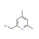 2-(Bromomethyl)-4,6-dimethylpyridine (CAS 79313-01-2) - chemical structure image