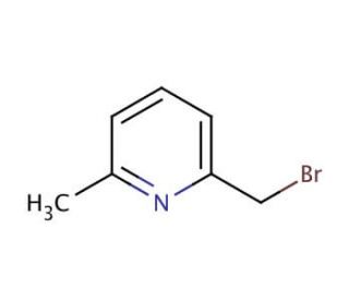 2-(Bromomethyl)-6-methylpyridine (CAS 68470-59-7) - chemical structure image