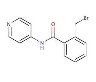 2-Bromomethyl-N-pyridin-4-yl-benzamide - chemical structure image