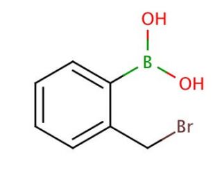 2-(Bromomethyl)phenylboronic acid (CAS 91983-14-1) - chemical structure image