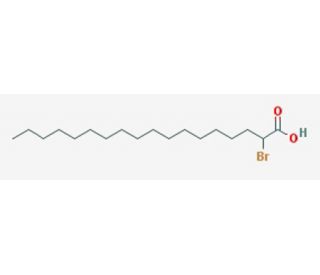 2-Bromooctadecanoic acid (CAS 142-94-9) - chemical structure image