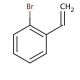 2-Bromostyrene (CAS 2039-88-5) - chemical structure image
