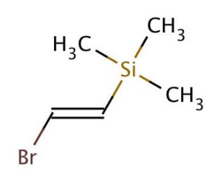 (2-Bromovinyl)trimethylsilane (CAS 41309-43-7) - chemical structure image