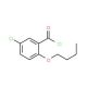 2-butoxy-5-chlorobenzoyl chloride - chemical structure image