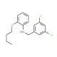 2-Butoxy-N-(3,5-dichlorobenzyl)aniline - chemical structure image