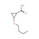 2-butoxycyclopropanecarboxylic acid - chemical structure image