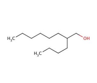 2-Butyl-1-octanol (CAS 3913-02-8) - chemical structure image