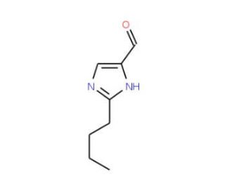 2-Butyl-4-formylimidazole (CAS 68282-49-5) - chemical structure image