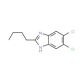 2-Butyl-5,6-dichloro-1H-1,3-benzimidazole (CAS 133052-59-2) - chemical structure image
