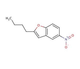 2-Butyl-5-nitrobenzofuran - chemical structure image