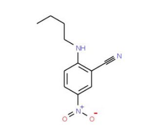 2-(Butylamino)-5-nitrobenzonitrile - chemical structure image