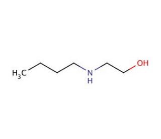 2-(Butylamino)ethanol (CAS 111-75-1) - chemical structure image
