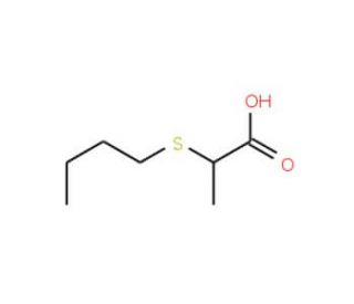 2-(butylsulfanyl)propanoic acid - chemical structure image