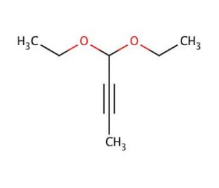 2-Butyn-1-al diethyl acetal (CAS 2806-97-5) - chemical structure image
