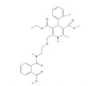 2-Carboxybenzoyl Amlodipine (CAS 318465-73-5) - chemical structure image
