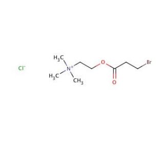 2-Carboxyethyl-bromo-choline Ester, Chloride Salt - chemical structure image