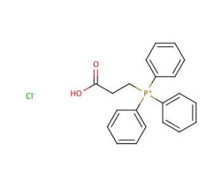 (2-Carboxyethyl)-triphenylphosphonium Chloride (CAS 36626-29-6) - chemical structure image