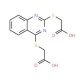 ({2-[(Carboxymethyl)thio]quinazolin-4-yl}thio)-acetic acid - chemical structure image