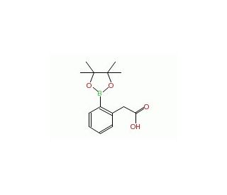 2-Carboxymethylphenylboronic acid, pinacol ester (CAS 1072945-02-8) - chemical structure image