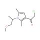 2-Chloro-1-[1-(2-methoxy-1-methyl-ethyl)-2,5-dimethyl-1H-pyrrol-3-yl]-ethanone - chemical structure image