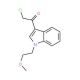 2-Chloro-1-[1-(2-methoxy-ethyl)-1H-indol-3-yl]-ethanone - chemical structure image
