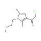 2-Chloro-1-[1-(2-methoxy-ethyl)-2,5-dimethyl-1H-pyrrol-3-yl]-ethanone (CAS 379241-47-1) - chemical structure image