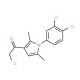 2-Chloro-1-[1-(3,4-dichloro-phenyl)-2,5-dimethyl-1H-pyrrol-3-yl]-ethanone - chemical structure image