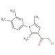 2-chloro-1-[1-(3,4-dimethylphenyl)-2,5-dimethyl-1H-pyrrol-3-yl]ethanone (CAS 568559-39-7) - chemical structure image