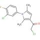 2-chloro-1-[1-(3-chloro-4-fluorophenyl)-2,5-dimethyl-1H-pyrrol-3-yl]ethanone (CAS 315710-83-9) - chemical structure image