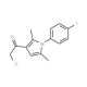 2-chloro-1-[1-(4-fluorophenyl)-2,5-dimethyl-1H-pyrrol-3-yl]ethanone (CAS 304685-89-0) - chemical structure image